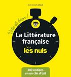 Couverture du livre « La littérature française pour les nuls » de Jean-Joseph Julaud aux éditions Pour Les Nuls