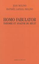 Couverture du livre « Homo fabulator - theorie et analyse du recit » de Jean Molino aux éditions Actes Sud