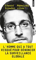 Couverture du livre « Mémoires vives » de Edward Snowden aux éditions Points