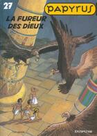 Couverture du livre « Papyrus Tome 27 : la fureur des dieux » de Lucien De Gieter aux éditions Dupuis
