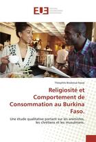 Couverture du livre « Religiosite et comportement de consommation au burkina faso. » de Nasse Theophile aux éditions Editions Universitaires Europeennes