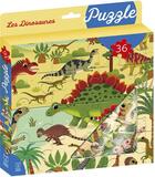 Couverture du livre « Ma boite a puzzle36p dinosaure » de  aux éditions Lito