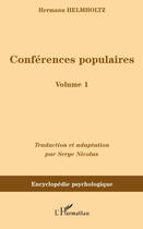 Couverture du livre « Conférences populaires t.1 » de Hermann Helmholtz aux éditions Editions L'harmattan