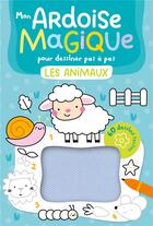 Couverture du livre « Mon livre d'activités : Mon ardoise magique pour dessiner pas à pas les animaux : 60 dessins faciles » de Atelier Cloro aux éditions 1 2 3 Soleil