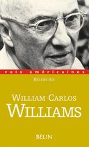 Couverture du livre « William carlos williams. un plan d'action » de Helene Aji aux éditions Belin