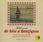 Couverture du livre « Table mise ; de Sète à Bouzigues » de  aux éditions Equinoxe
