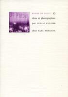 Couverture du livre « Ronde de nuits ; rêves et photographies » de Denise Colomb aux éditions Fata Morgana