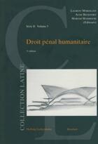 Couverture du livre « Droit pénal humanitaire (2e édition) » de L Moreillon et Bichovsky aux éditions Helbing