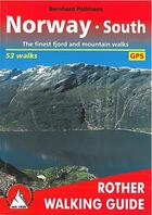 Couverture du livre « Norway south ; the finest fjord and moutain walks » de Bernhart Pollmann aux éditions Rother