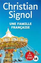 Couverture du livre « Une famille française » de Christian Signol aux éditions A Vue D'oeil