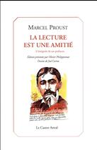 Couverture du livre « La lecture est une amitié » de Marcel Proust aux éditions Castor Astral