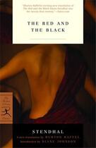 Couverture du livre « Stendhal the red and the black » de Stendhal aux éditions Random House Us