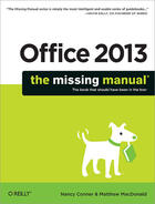 Couverture du livre « Office 2013: The Missing Manual » de Nancy Conner aux éditions O'reilly Media