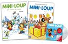 Couverture du livre « L'anniversaire de Mini-Loup ; Mini-Loup en classe de neige » de Philippe Matter aux éditions Hachette Enfants