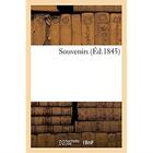 Couverture du livre « Souvenirs » de Marescq aux éditions Hachette Bnf