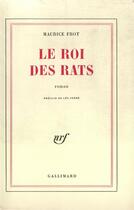 Couverture du livre « Le roi des rats » de Frot/Ferre aux éditions Gallimard