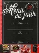 Couverture du livre « Menu du jour » de  aux éditions Solar