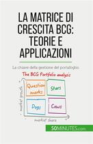 Couverture du livre « La matrice di crescita BCG: teorie e applicazioni : La chiave della gestione del portafoglio » de Thomas Del Marmol aux éditions 50minutes.com