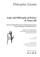 Couverture du livre « REVUE PHILOSOPHIA SCIENTIAE T.19 ; logic and philosophy of science in Nancy (II) » de Revue Philosophia Scientiae aux éditions Kime