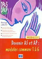 Couverture du livre « Devenir as-ap ; enseignement complet modules 1 a 6 » de Jacqueline Bregetzer aux éditions Lamarre