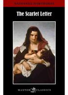 Couverture du livre « The scarlet letter » de Nathaniel Harthorne aux éditions Maxtor