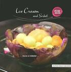 Couverture du livre « Ice cream and sorbet » de Cecile Le Hingrat aux éditions Romain Pages