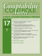 Couverture du livre « Revue Comptabilité, Contrôle, Audit Volume 17 Tome 2 » de A.F.C. aux éditions Vuibert