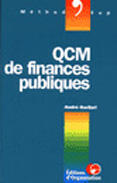 Couverture du livre « Qcm De Finances Publiques » de Andre Barilari aux éditions Organisation