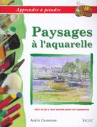 Couverture du livre « Paysages A L'Aquarelle » de Alwyn Crawshaw aux éditions Vigot