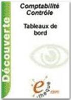 Couverture du livre « Tableau de bord » de Christophe Germain aux éditions E-theque