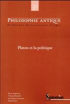 Couverture du livre « Platon et la politique » de  aux éditions Pu Du Septentrion