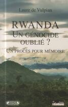 Couverture du livre « Rwanda un genocide oublie ? » de De Vulpian. Lau aux éditions Complexe
