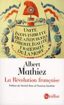 Couverture du livre « La Révolution française » de Albert Mathiez aux éditions Bartillat