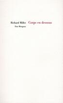 Couverture du livre « Corps en-dessous » de Richard Millet aux éditions Fata Morgana