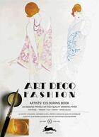 Couverture du livre « Art déco fashion » de Pepin Van Roojen aux éditions Pepin