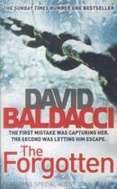 Couverture du livre « THE FORGOTTEN » de David Baldacci aux éditions Pan Books Ltd