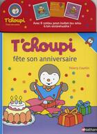 Couverture du livre « T'choupi fête son anniversaire » de Thierry Courtin aux éditions Nathan