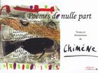 Couverture du livre « POÈMES DE NULLE PART » de Chimene aux éditions L'officine