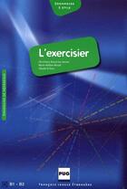 Couverture du livre « L'exercisier ; livre de l'élève » de Morsel aux éditions Pu De Grenoble