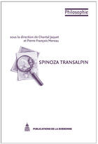 Couverture du livre « Spinoza transalpin : les interprétations actuelles en Italie » de Chantal Jacquet et Pierre François Moreau aux éditions Editions De La Sorbonne