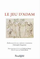 Couverture du livre « Le jeu d'Adam » de Christophe Chaguinian aux éditions Corsaire Editions