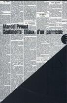 Couverture du livre « Sentiments filiaux d'un parricide » de Marcel Proust aux éditions Allia