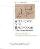 Couverture du livre « Revue française de pédagogie, n° 199/2017 : L'histoire des disciplines : un champ de recherche en mutation » de Cardon-Quint Clemenc aux éditions Ens Lyon