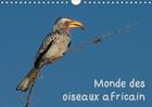 Couverture du livre « Monde des oiseaux africain calendrier mural 2019 din a4 horizontal - des portraits d oiseau fascina » de Wolf Gerald aux éditions Calvendo