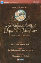 Couverture du livre « Les désastreuses aventures des orphelins baudelaire » de Lemony Snicket aux éditions Nathan