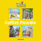 Couverture du livre « Tilou en Picardie ; coffret t.1 à t.4 » de Christine Theillier aux éditions Tilou France