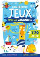 Couverture du livre « Mon bloc de jeux pour les vacances (coll. mes blocs de jeux » de Atelier Cloro aux éditions 1 2 3 Soleil