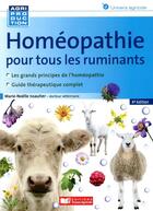 Couverture du livre « Homéopathie pour tous les ruminants » de Marie-Noelle Issautier aux éditions France Agricole