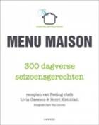 Couverture du livre « Menu Maison » de Livia Claessen-Kleinblatt aux éditions Uitgeverij Lannoo