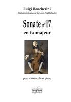 Couverture du livre « Sonate pour violoncelle et piano n 17 » de Boccherini Luigi aux éditions Delatour